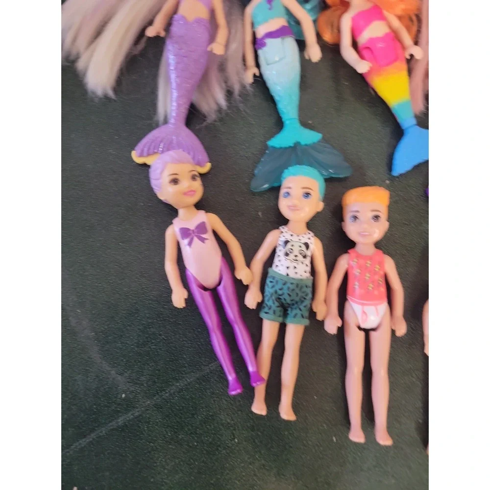Mattel Barbie Dreamtopia Color Reveal Chelsea Darin boy  Kelly Mermaid lot